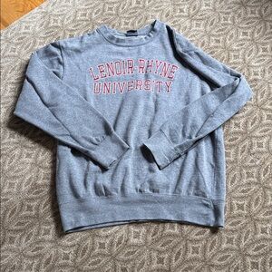 MV Sport Gray Sweatshirt Lenoir Rhyne Crewnexk